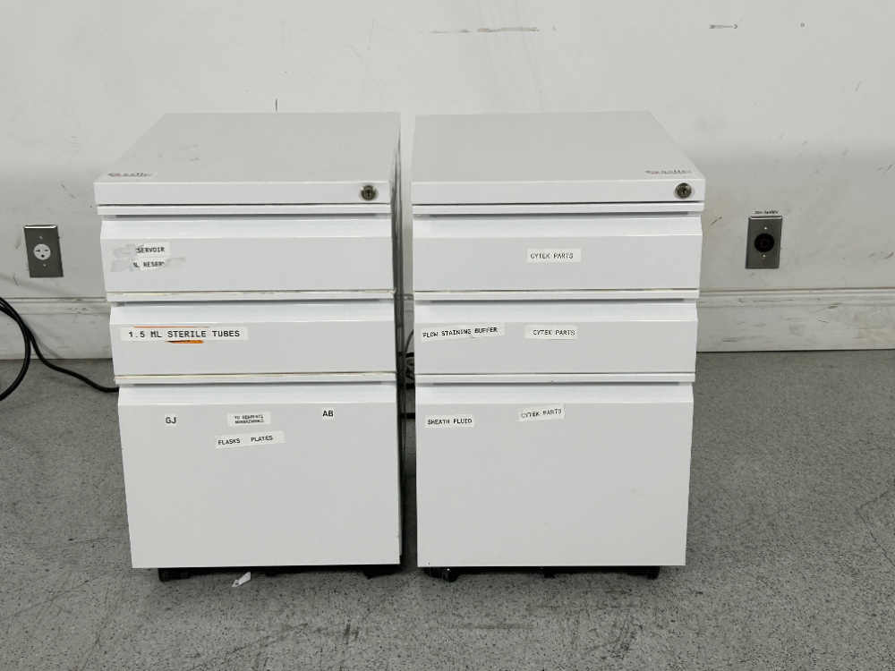 Image of 3 Drawer Rolling Cabinet